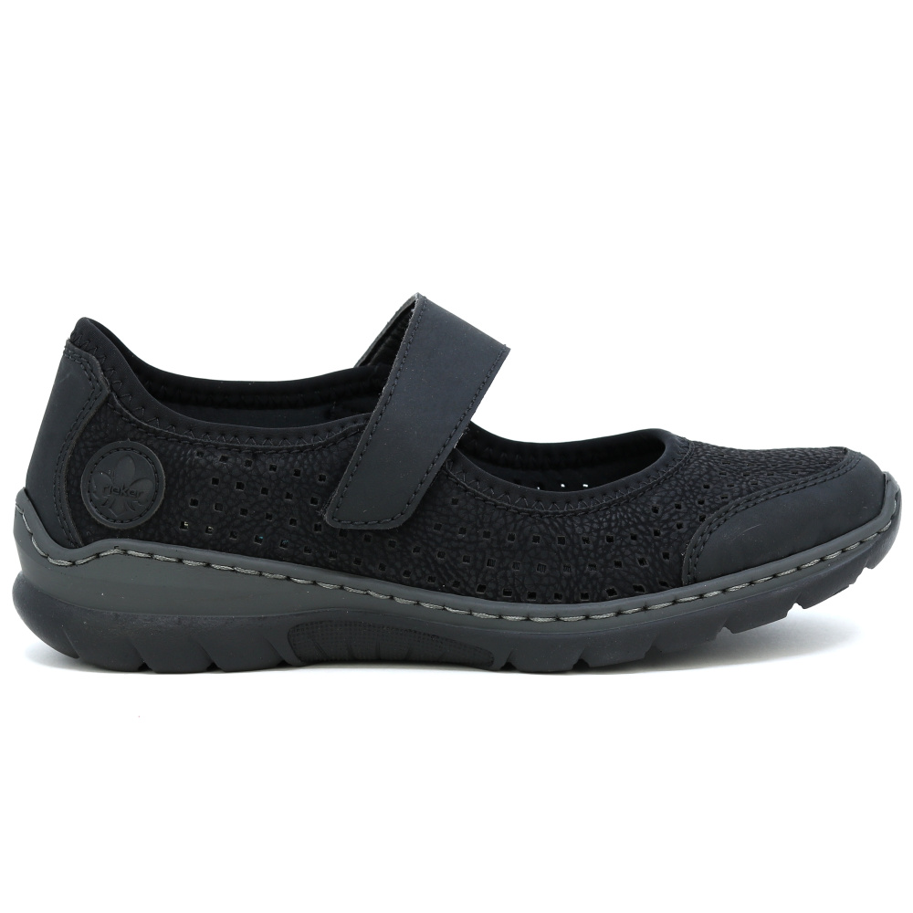 detail RIEKER L32B5-00 dámská letní polobotka