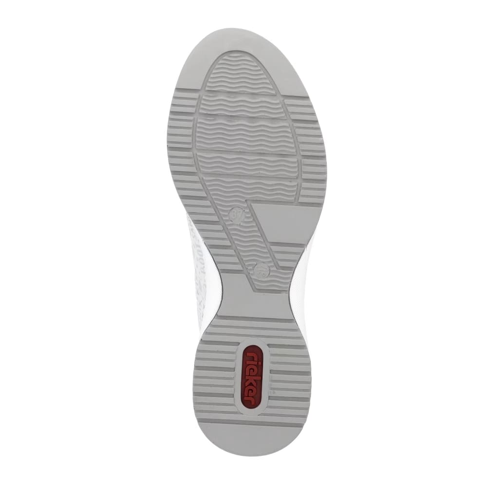 detail RIEKER N4316-90 bílé dámské tenisky