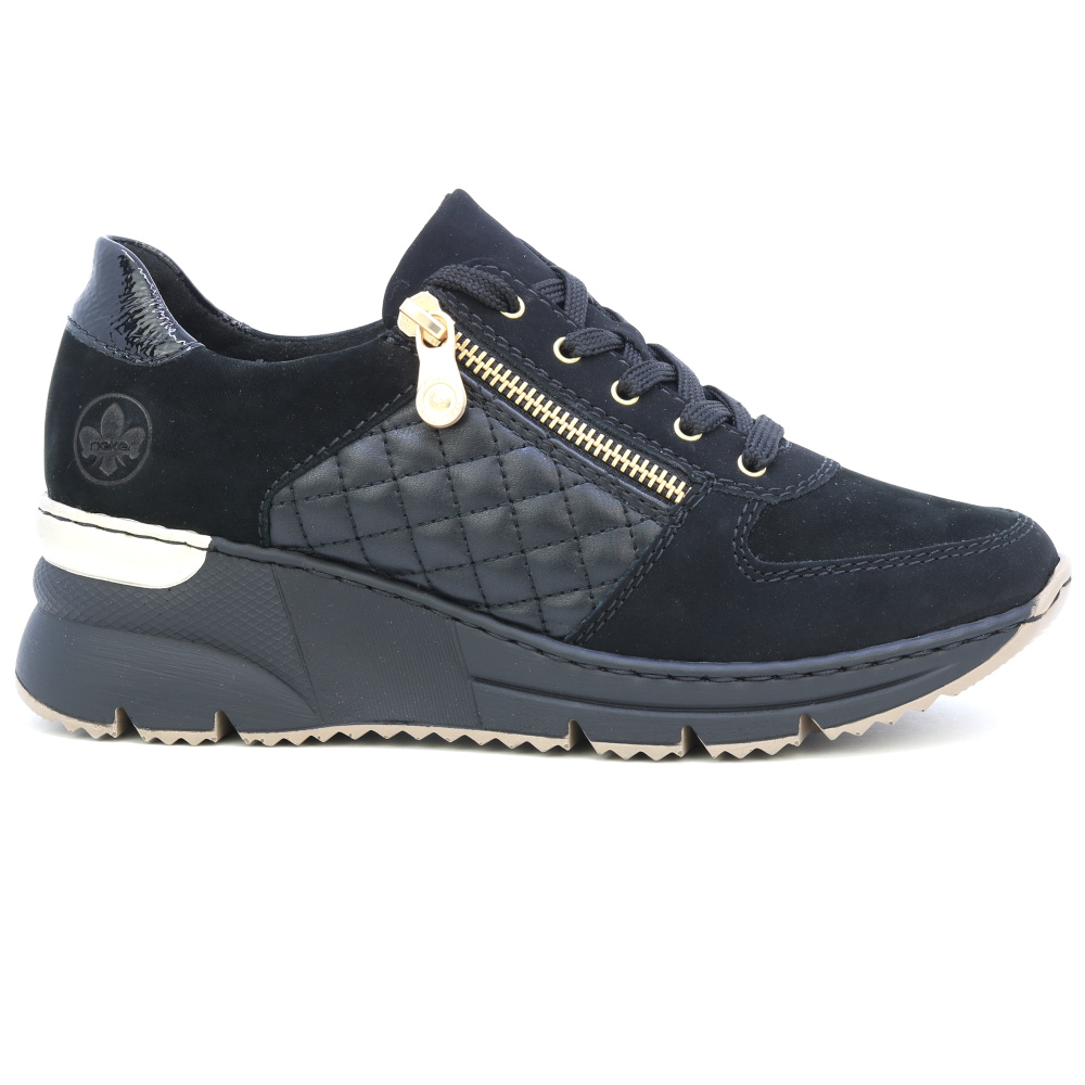 detail RIEKER N6314-00 černé dámské tenisky