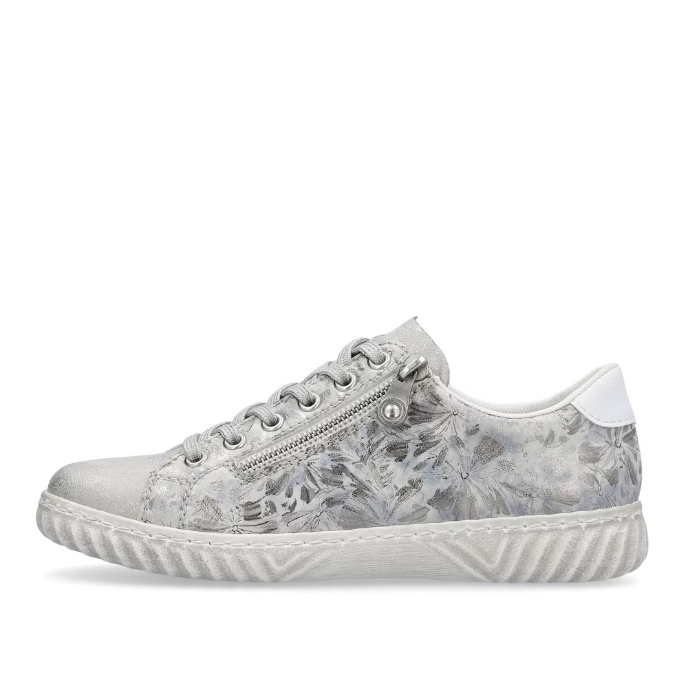 detail RIEKER N0900-90 šedé dámské tenisky