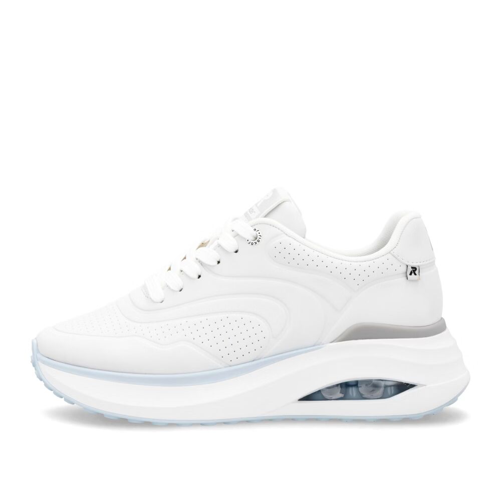 detail RIEKER W2700-80 bílé dámské tenisky