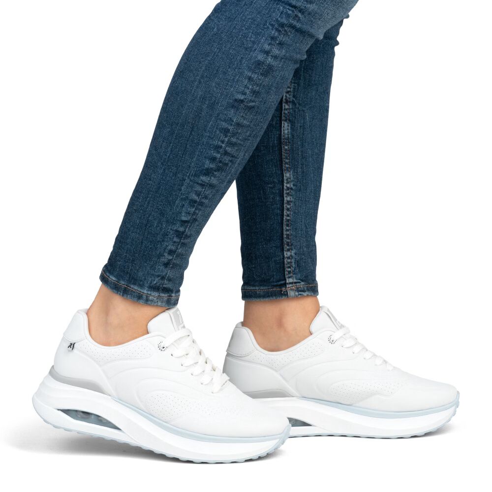 detail RIEKER W2700-80 bílé dámské tenisky