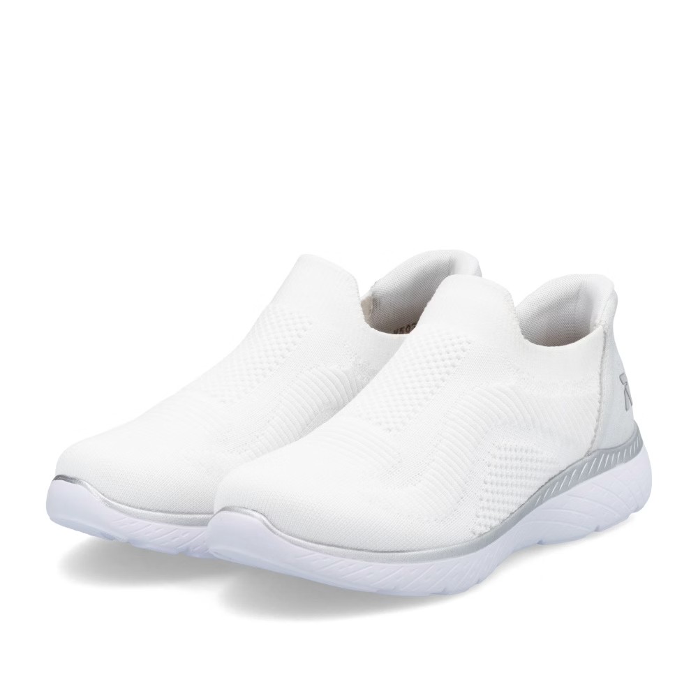 detail RIEKER M5072-80 bílé dámské tenisky