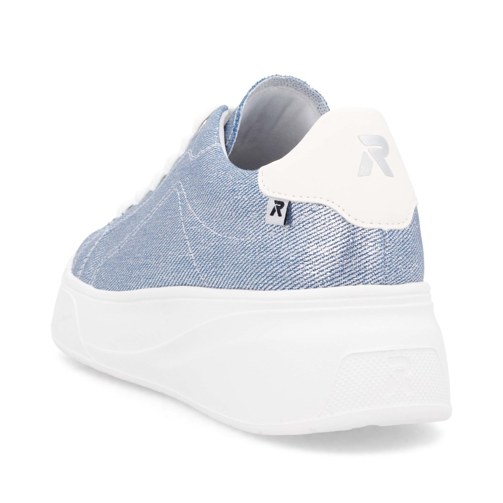 detail RIEKER W2302-14 modré dámské tenisky