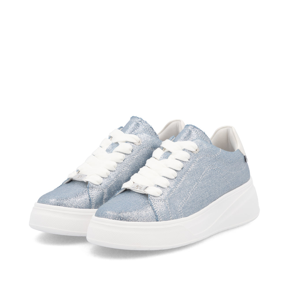 detail RIEKER W2302-14 modré dámské tenisky