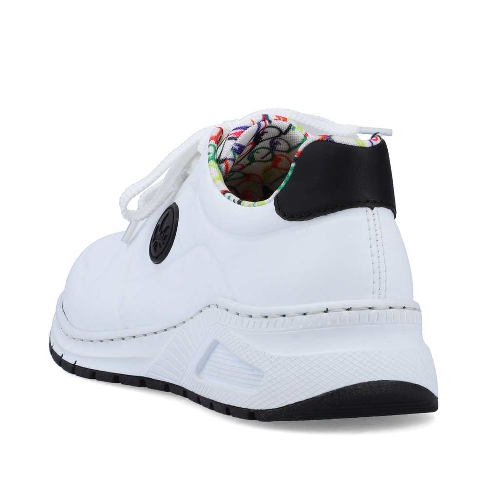 detail RIEKER M4903-80 bílé dámské tenisky