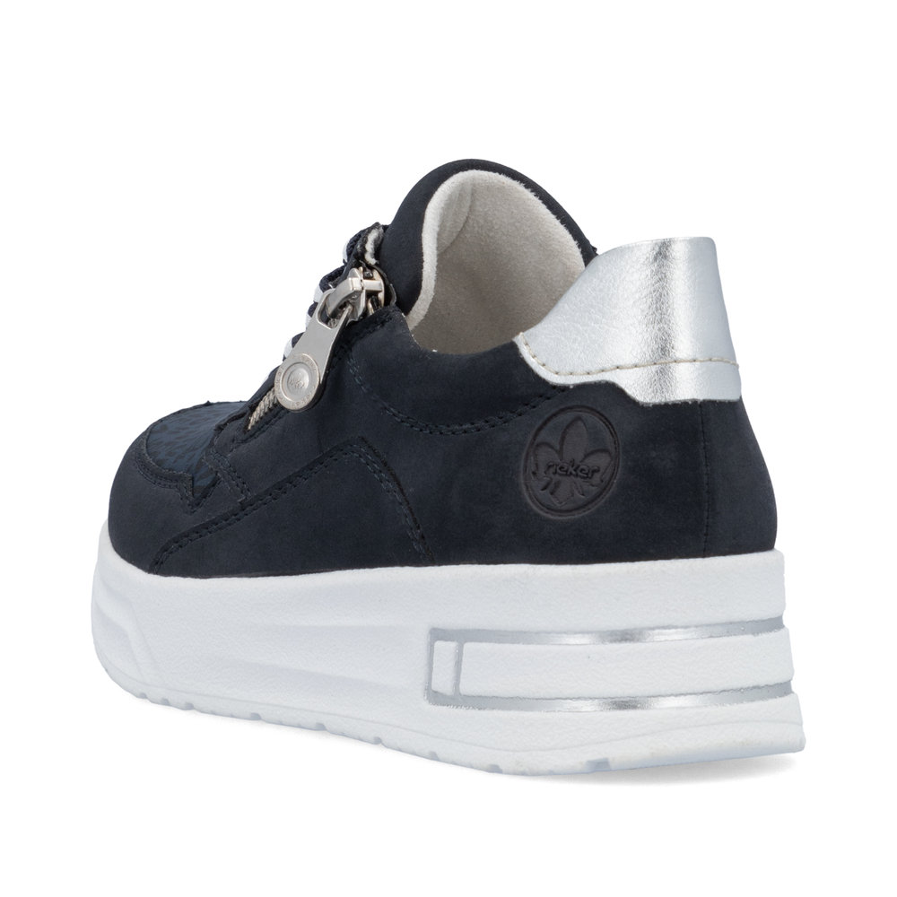 detail RIEKER N8114-14 modré dámské tenisky