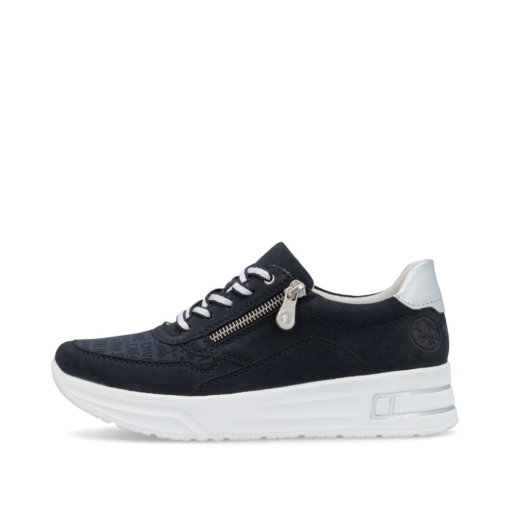 detail RIEKER N8114-14 modré dámské tenisky