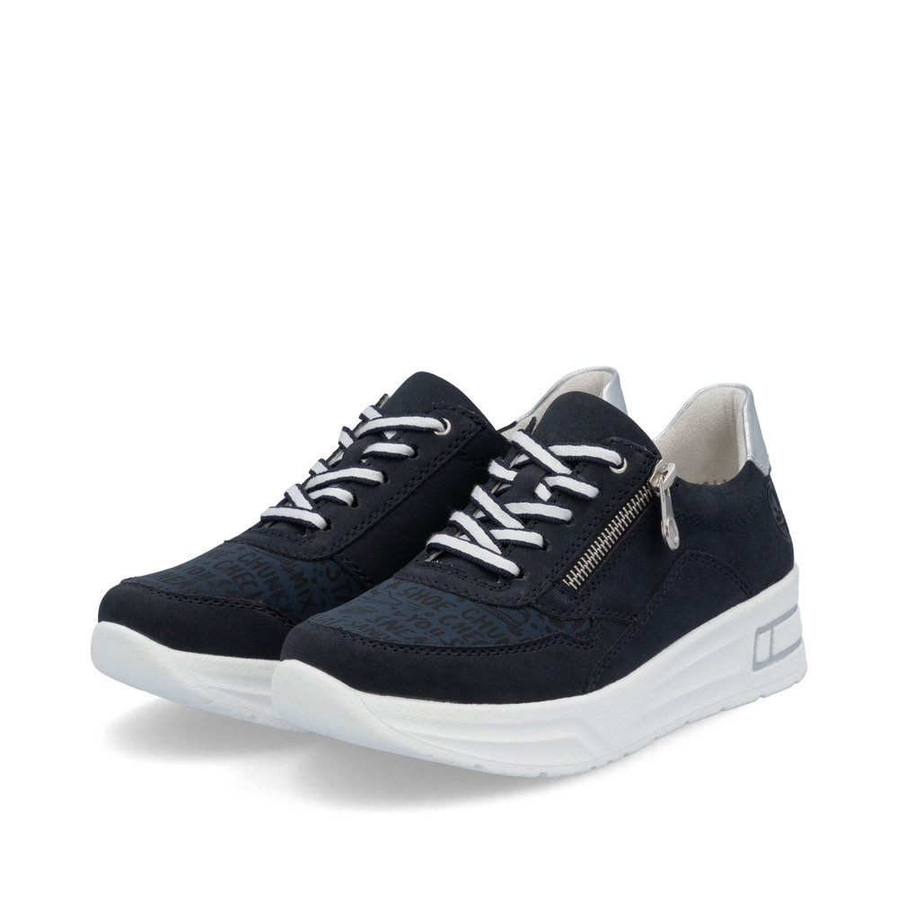 detail RIEKER N8114-14 modré dámské tenisky