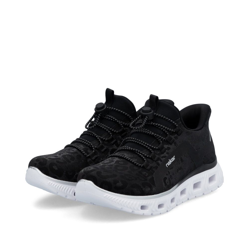 detail RIEKER M6066-01 černé dámské tenisky