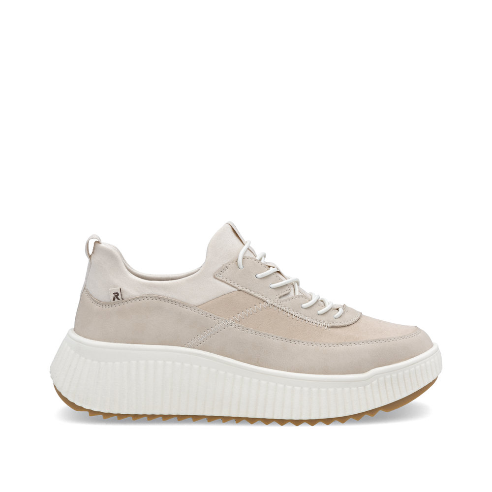 detail RIEKER W1703-62 béžové dámské tenisky