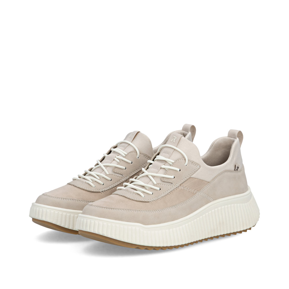 detail RIEKER W1703-62 béžové dámské tenisky