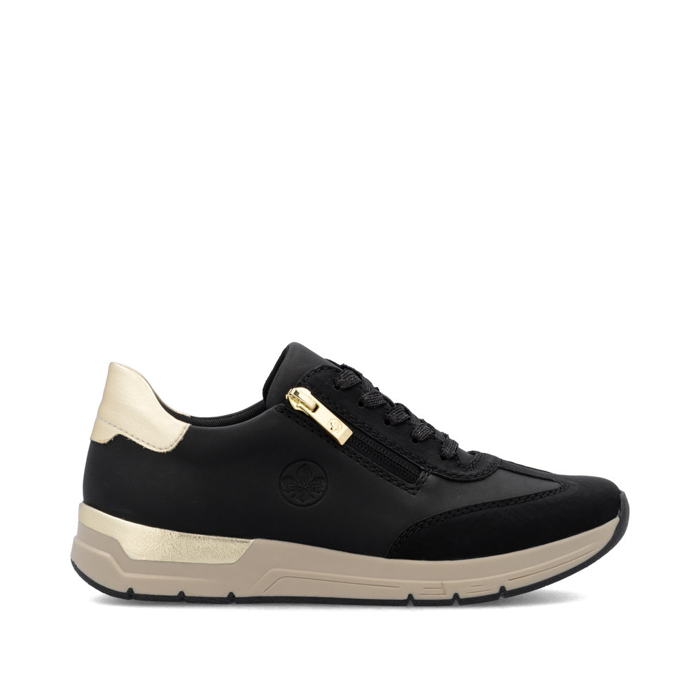 detail RIEKER 58923-00 černé dámské tenisky