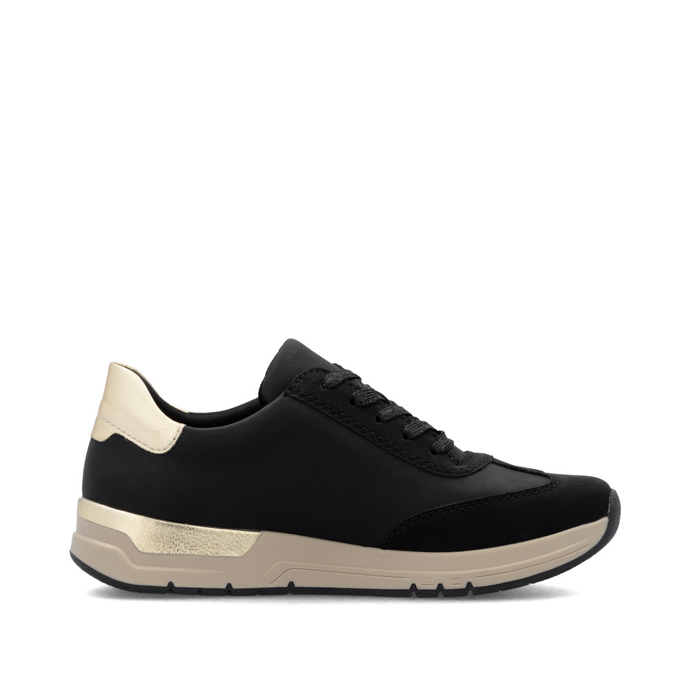 detail RIEKER 58923-00 černé dámské tenisky