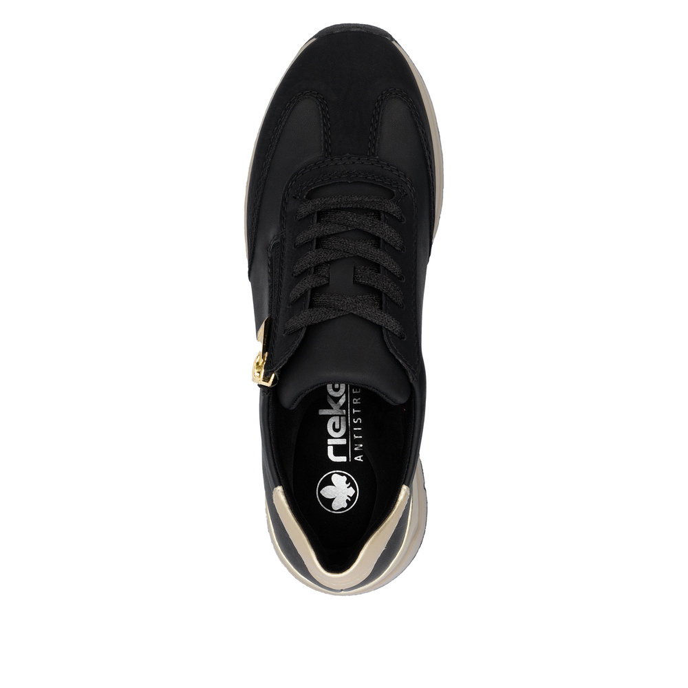 detail RIEKER 58923-00 černé dámské tenisky
