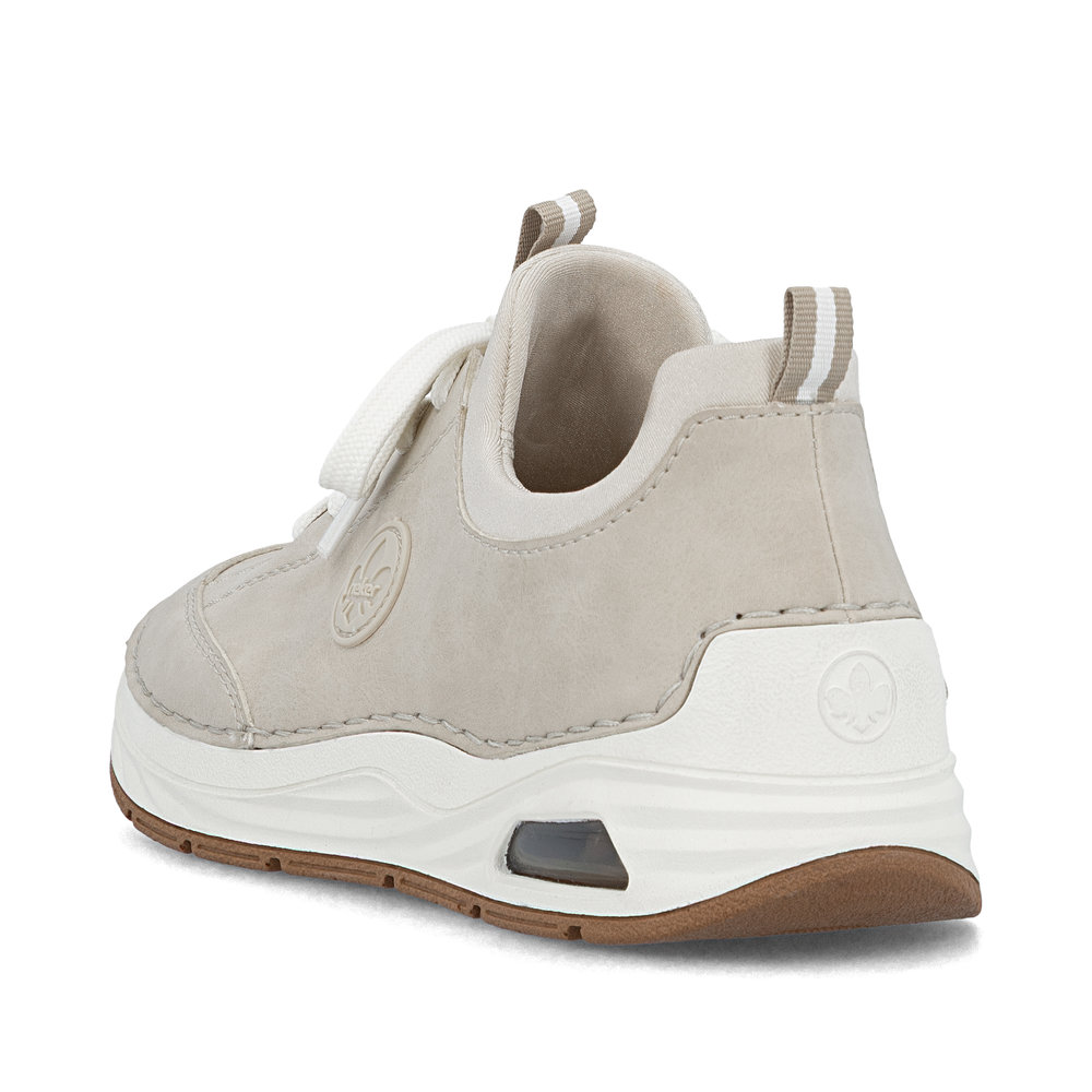 detail SK: RIEKER 44562-62 béžové dámske pohodlné tenisky na každú príležitosť