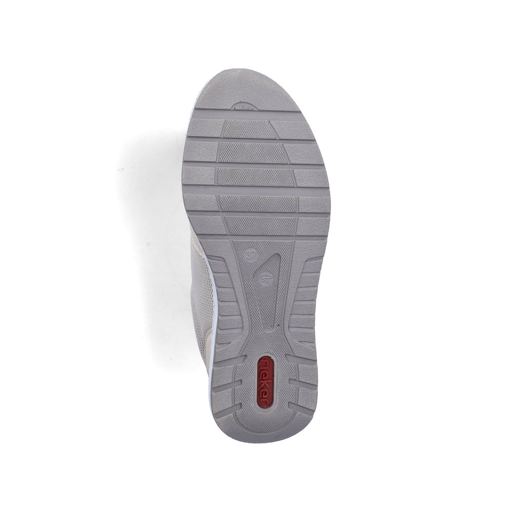 detail RIEKER 53101-60 béžové dámske pohodlné a vzdušné tenisky do mesta