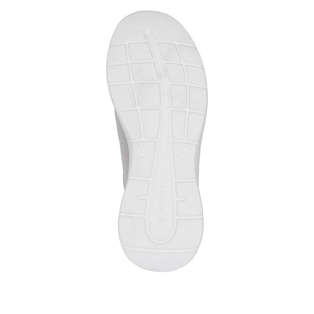 detail RIEKER M8551-60 béžové dámske priedušné tenisky s podrážkou Antistress