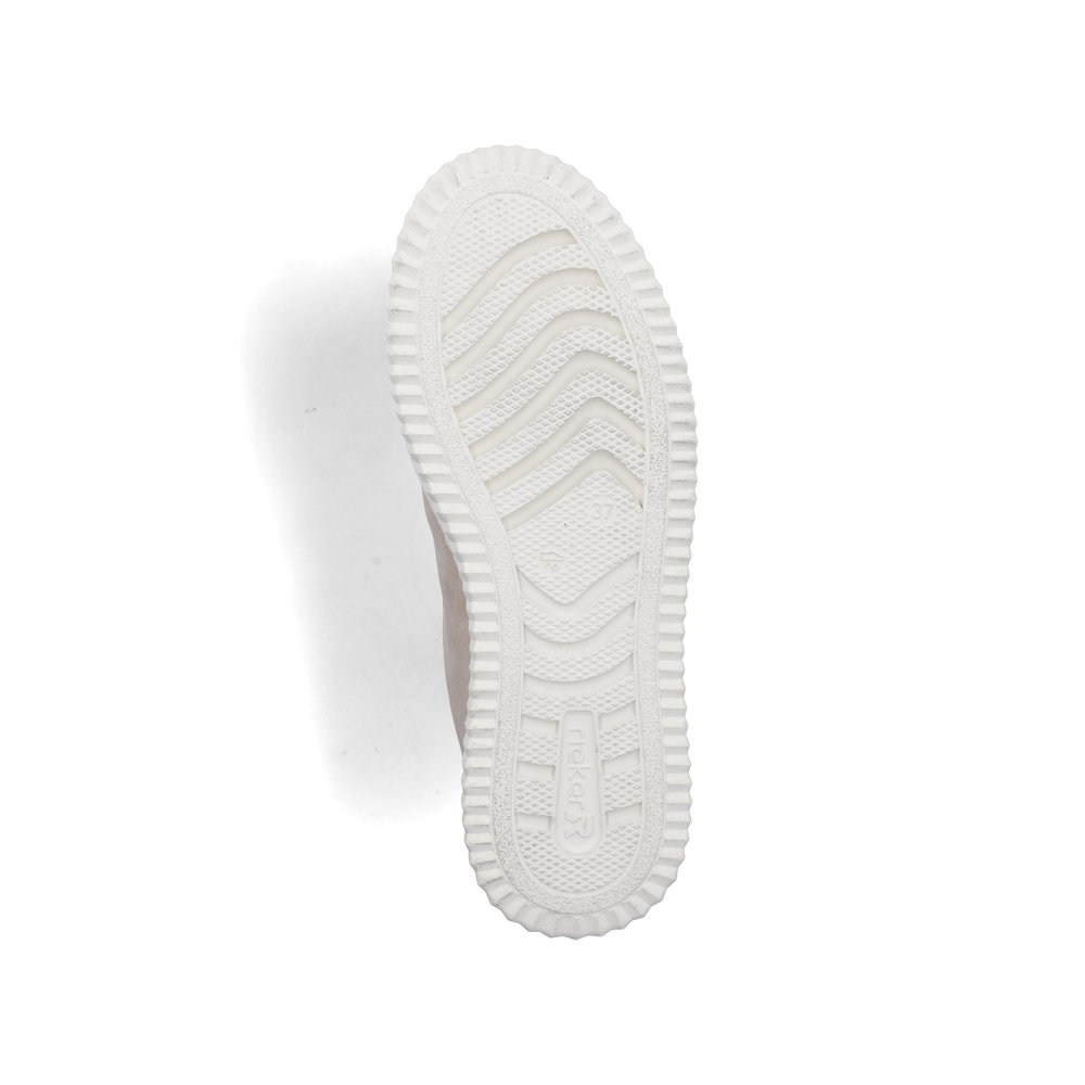 detail RIEKER N9920-62 béžové dámske tenisky, Antistress podrážka