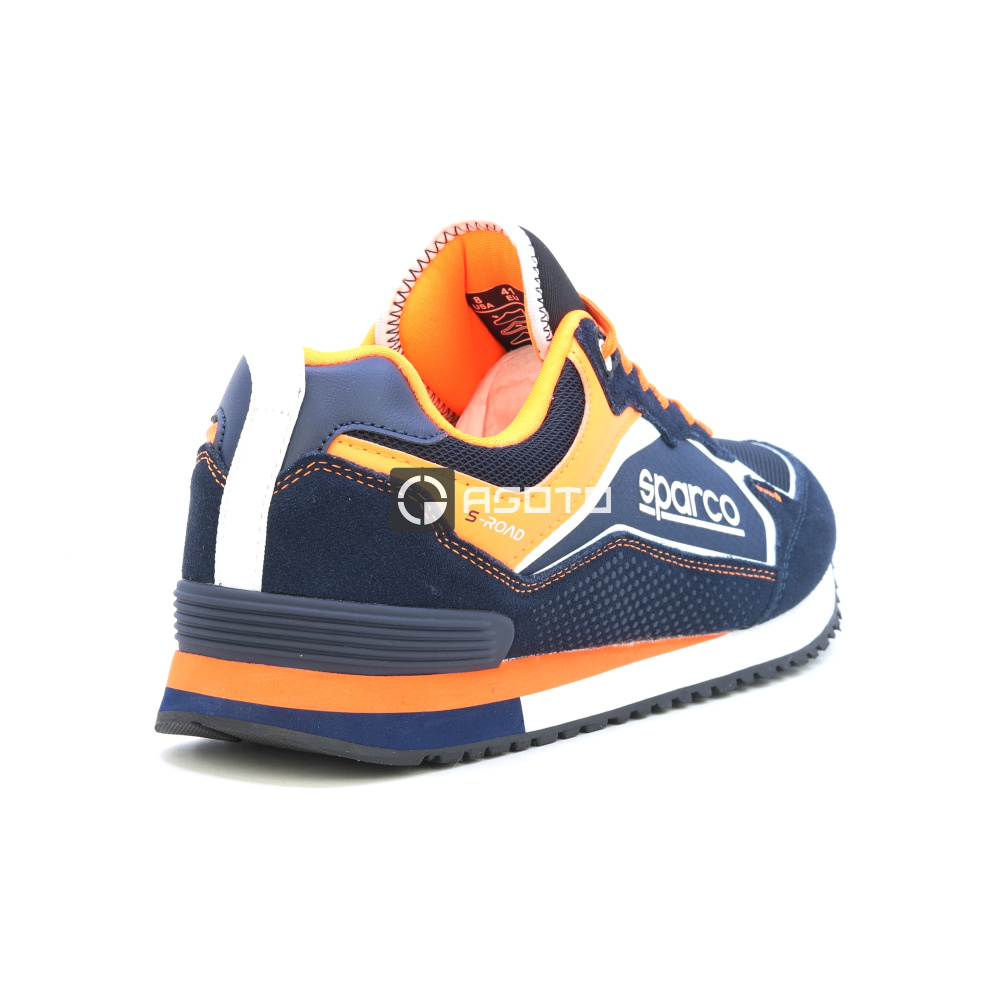 detail SPARCO S-Road BM modré pánske pohodlné tenisky do mesta, moderný vzhľad
