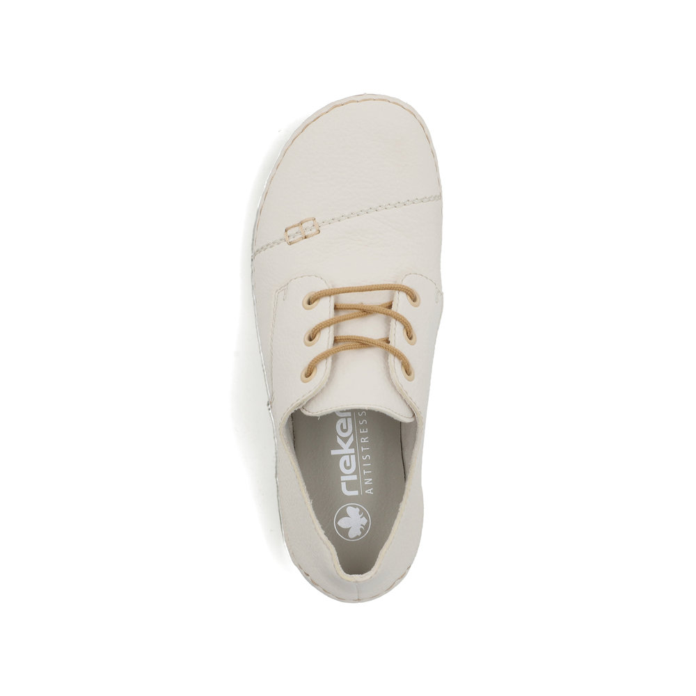 detail RIEKER 55920-80 béžové dámske pohodlné, ľahké tenisky, Antistress podrážka