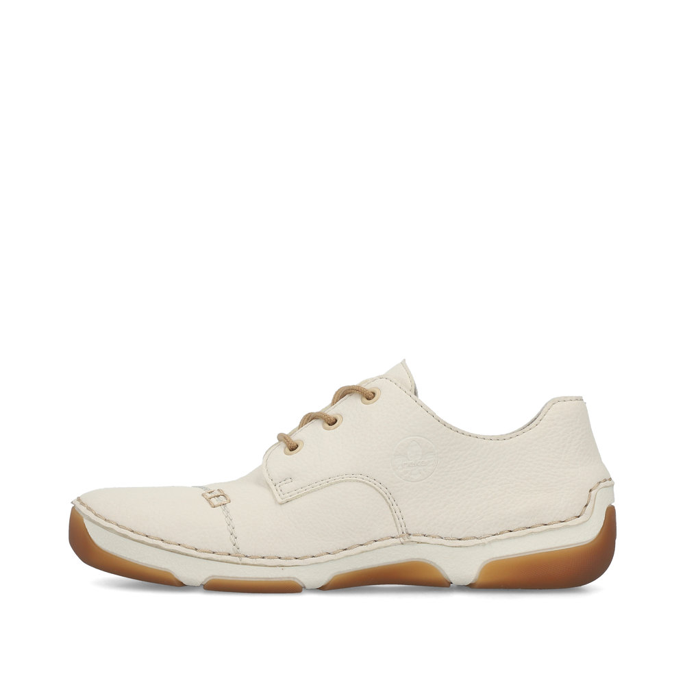 detail RIEKER 55920-80 béžové dámske pohodlné, ľahké tenisky, Antistress podrážka