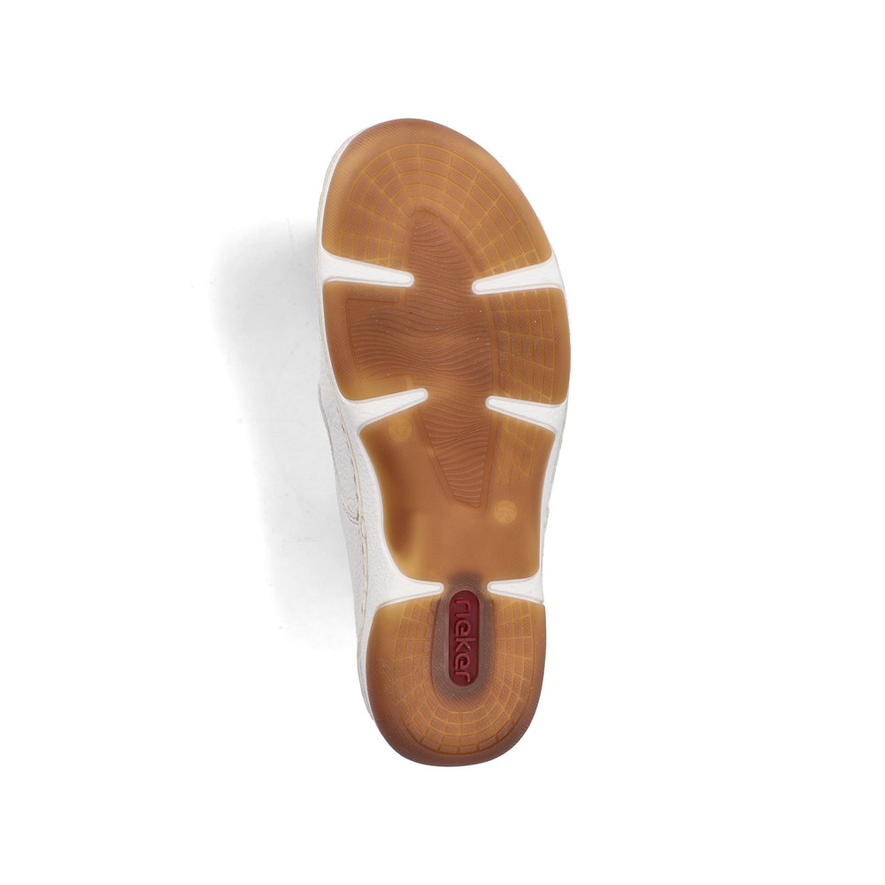 detail RIEKER 55920-80 béžové dámske pohodlné, ľahké tenisky, Antistress podrážka