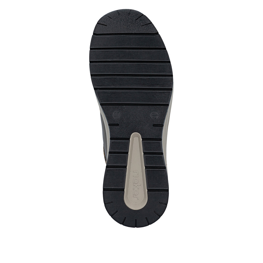 detail RIEKER N9503-20 béžové dámske tenisky, podrážka Antistress, moderné