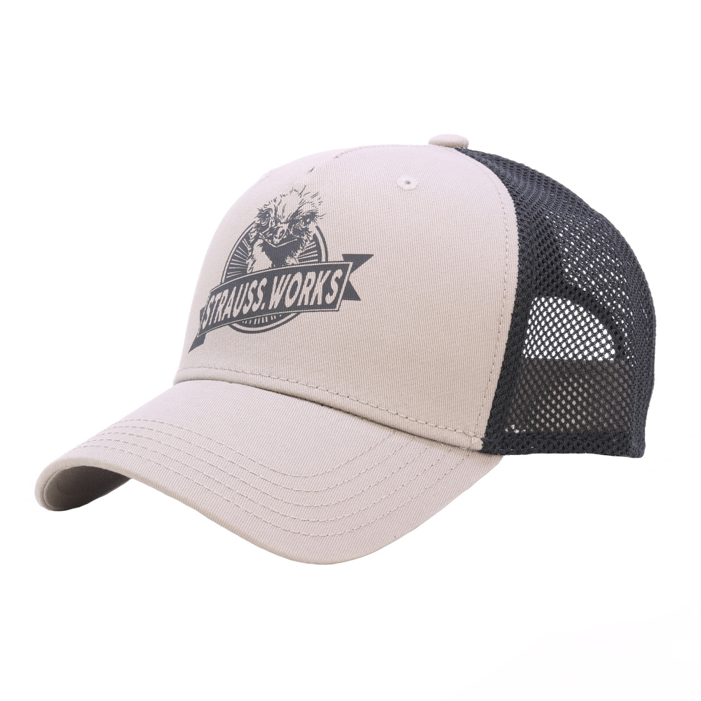 detail Engelbert Strauss Iconic šedá pánská baseball čepice