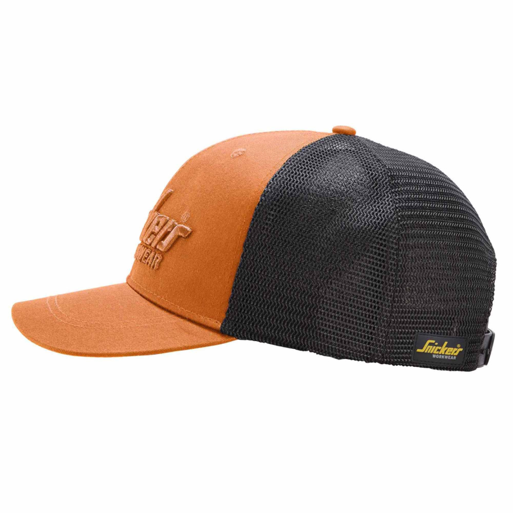 detail SNICKERS Trucker Cap oranžová pánská kšiltovka