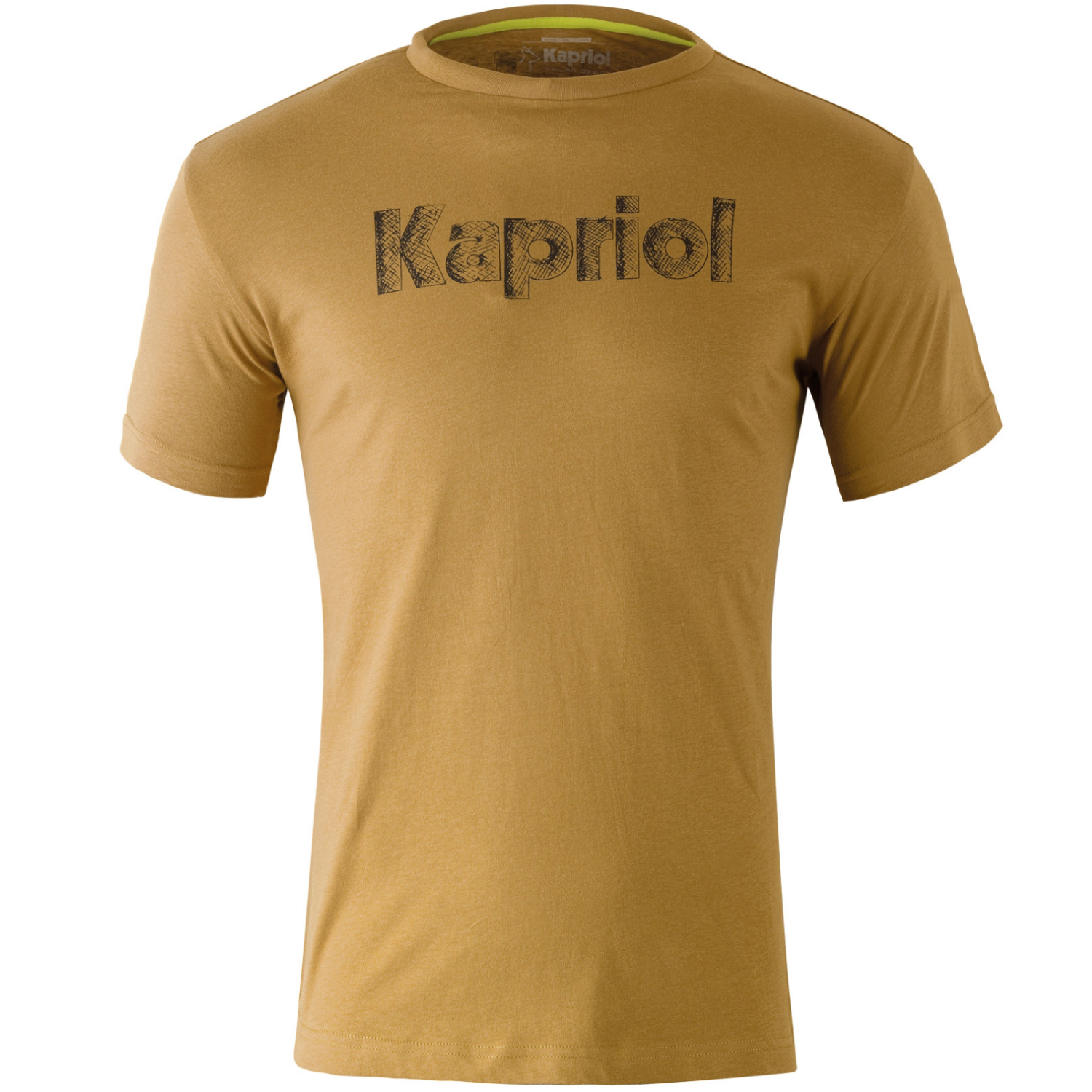 detail KAPRIOL Enjoy hnědé pánské pracovní triko
