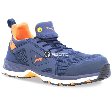PUMA Chase S1P low modrá pánská pracovní obuv Výprodej