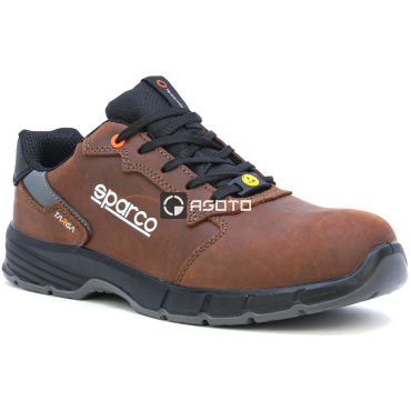 SPARCO Targa Nino S3 hnědá pánská pracovní obuvi
