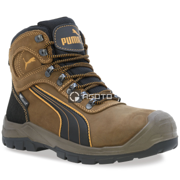 PUMA Sierra Nevada Mid CTX O2 hnědá pánská pracovní obuv Coa.Tex membrána