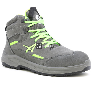 ALBATROS Vector MID S3 sivá pánska kožená pracovná obuv, pohodlná a moderná