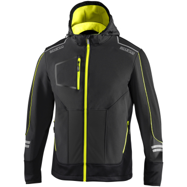 SPARCO TECH York šedá pánská softshell bunda