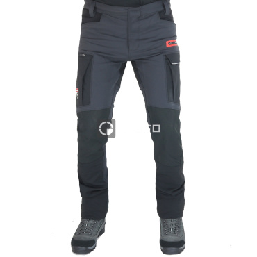 DUCATI Motor Cargo Stretch šedé pánské softshell kalhoty