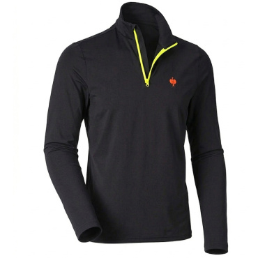 ENGELBERT STRAUSS 21744 čierne pánske letné funkčné tričko s UV ochranou 50+