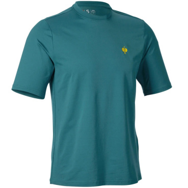 ENGELBERT STRAUSS zelené pánske priedušné funkčné tričko s UV ochranou 50+