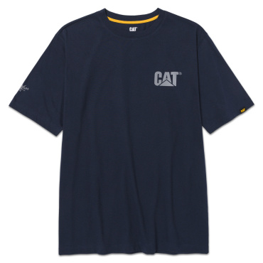 CATERPILLAR Graphic Tee sivé pánske tričko, pohodlné, moderné, krásna potlač CAT