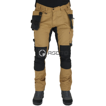 BLAKLADER Craftsman Stretch pánske pracovné nohavice premium, pohodlné, nugátove