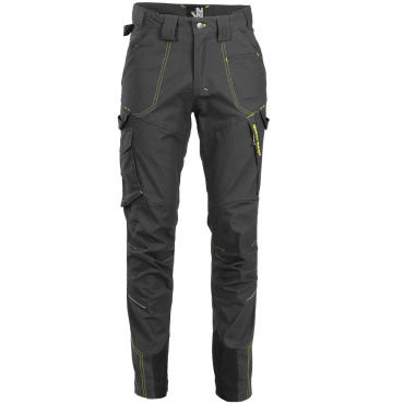 Nine Worths Killy sivé pánske pracovné nohavice Canvas Stretch, odolné a pružné