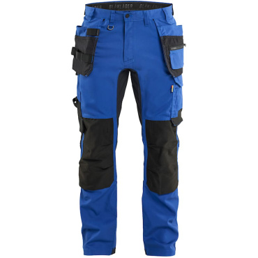 BLAKLADER Sweden Craftsman Stretch modré pánske pracovné nohavice + vrecká