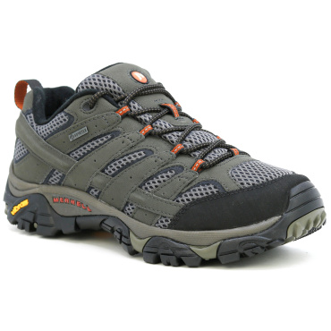 MERRELL Moab 3 GTX sivá pánska kožená outdoorová obuv s membránou Gore-Tex®