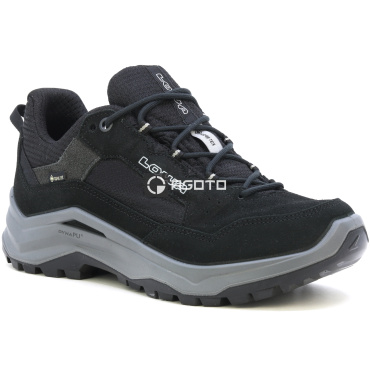 LOWA Ventierra GTX čierna pánska kožená outdoor obuv, membrána Gore-Tex®