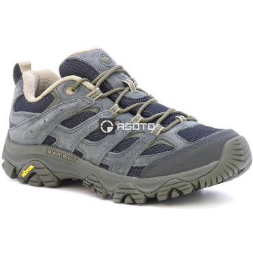 MERRELL MOAB 3 M black čierna pánska kožená outdoorová obuv nielen na turistiku