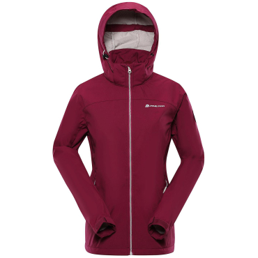 ALPINE PRO Nootka 8 dámská vínová softshell bunda