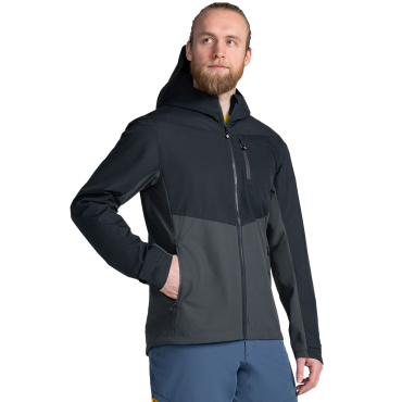 KILPI Sonna M čierna pánska outdoorová bunda s membránou Siberium 10 000 mm