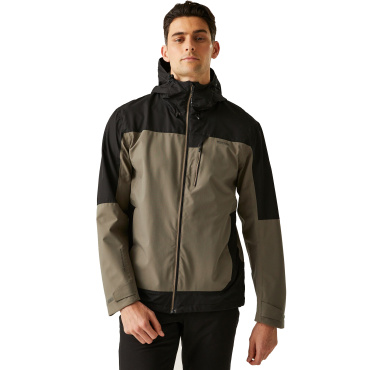 REGATTA Highton čierna pánska outdoor bunda Isotex, vodný stĺpec 10 000 mm