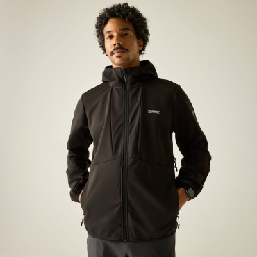 REGATTA Highton F/Z Midlayer modrá pánska celoročná outdoorová mikina